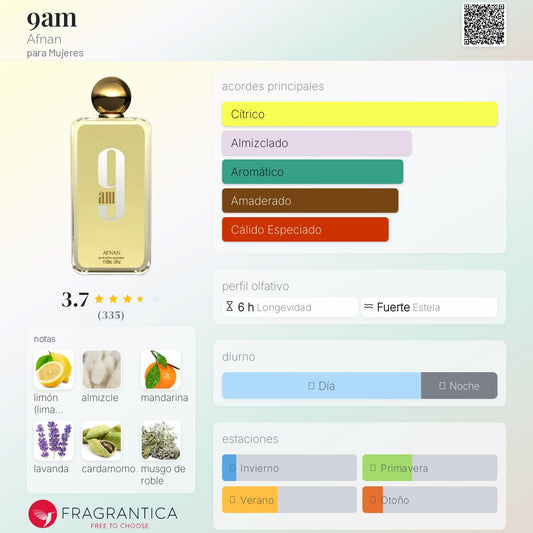 Perfume 9am De Afnan 100ML EDP