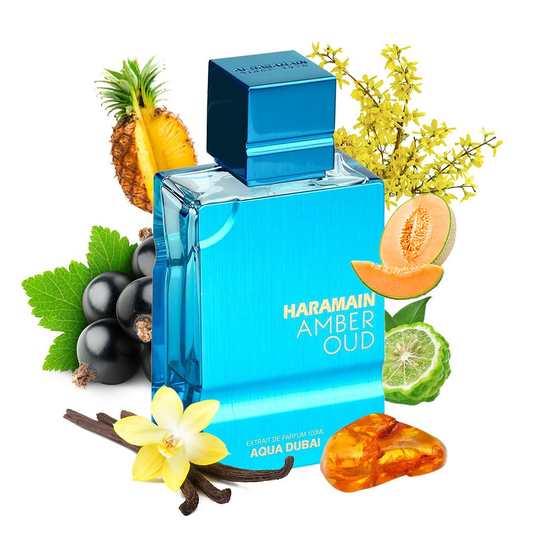 Perfume Amber Oud Aqua Dubai Al Haramain 100ml EDP