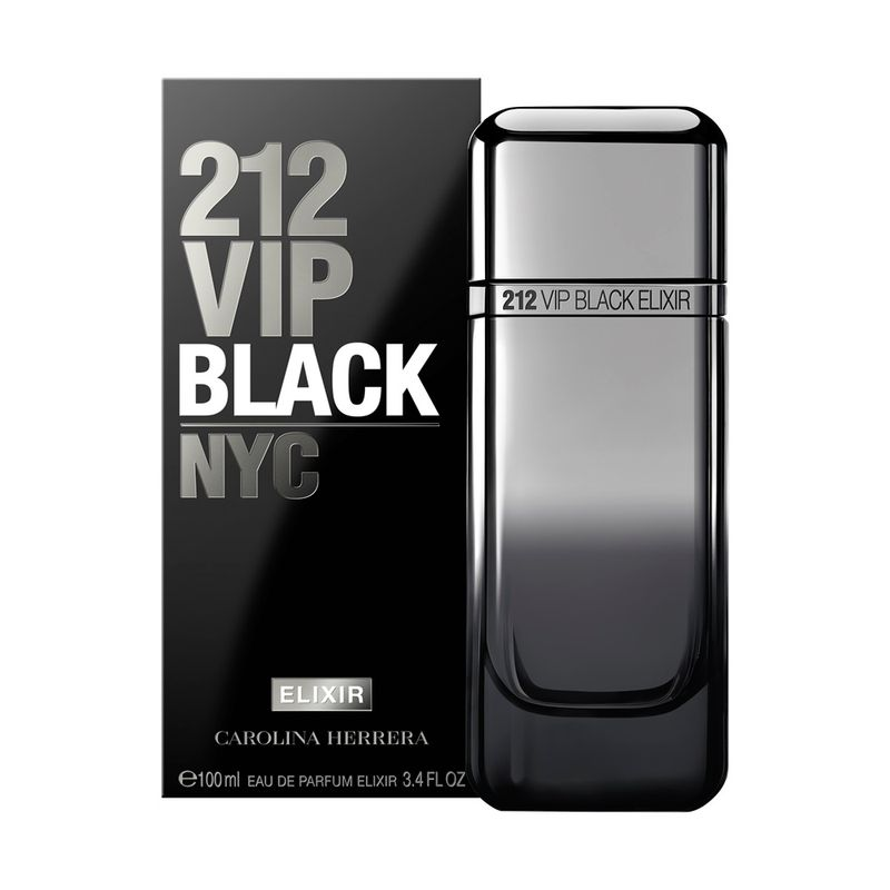 Perfume 212 Vip Black Elixir Carolina Herrera 100ml Edp