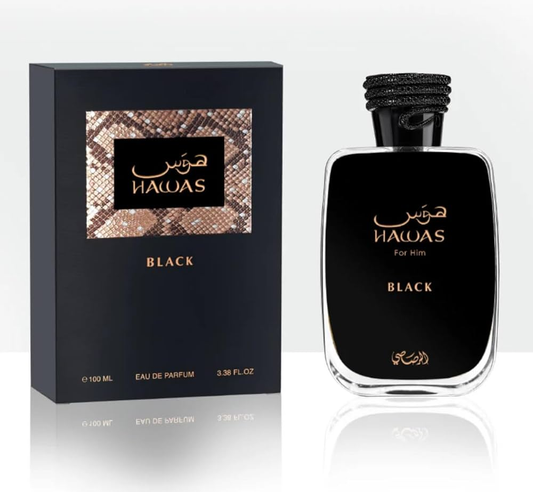 Perfume Hawas Black For Him De Rasasi 100ml EDP