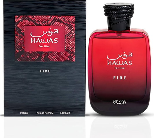 Perfume Hawas Fire For Him De Rasasi 100ml EDP