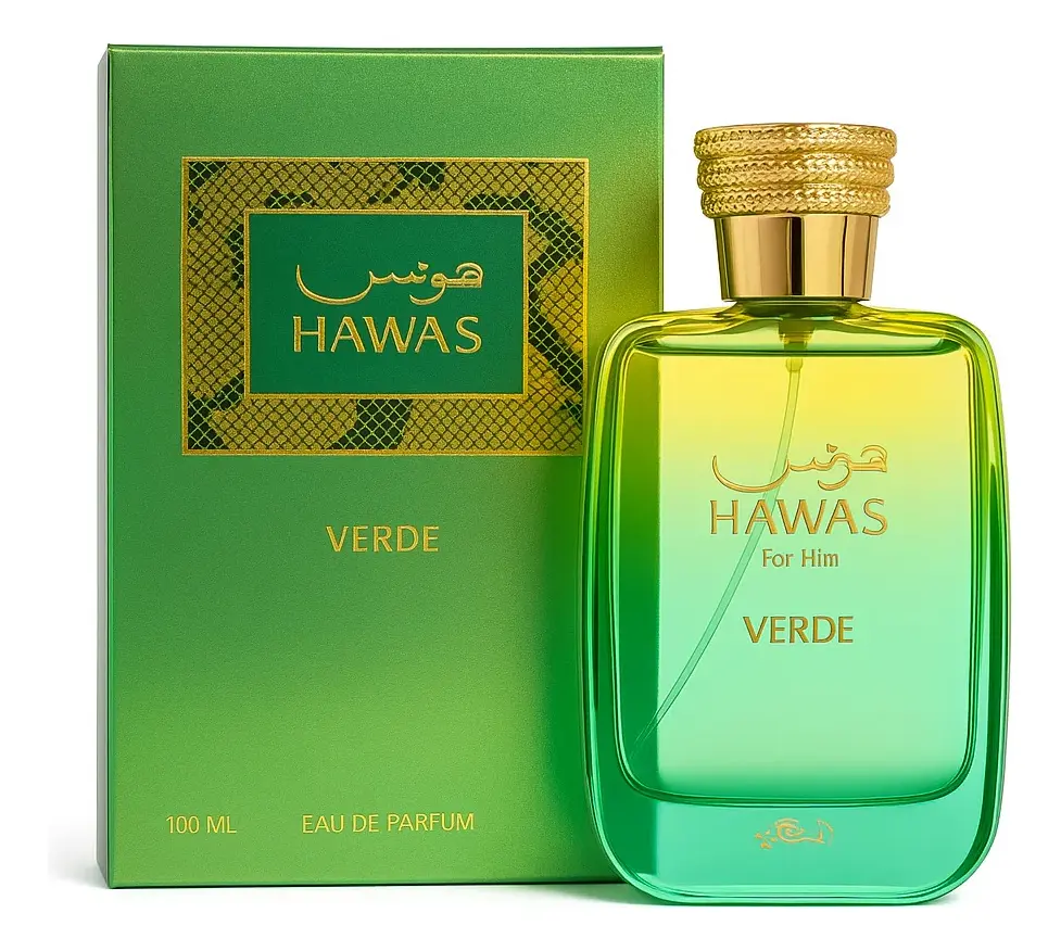 Perfume Hawas Verde De Rasasi 100ml EDP