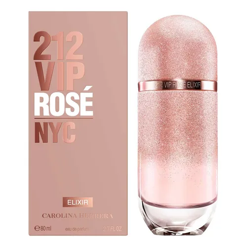 Perfume 212 VIP Rose Elixir Carolina Herrera 80ml EDP