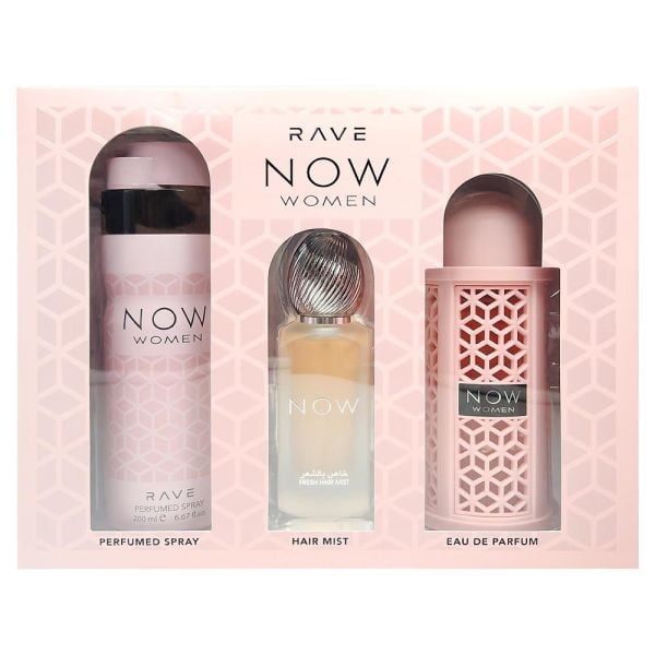 Set Rave Now Women De Lattafa 3PCS EDP