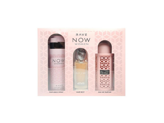 Set Rave Now Women De Lattafa 3PCS EDP