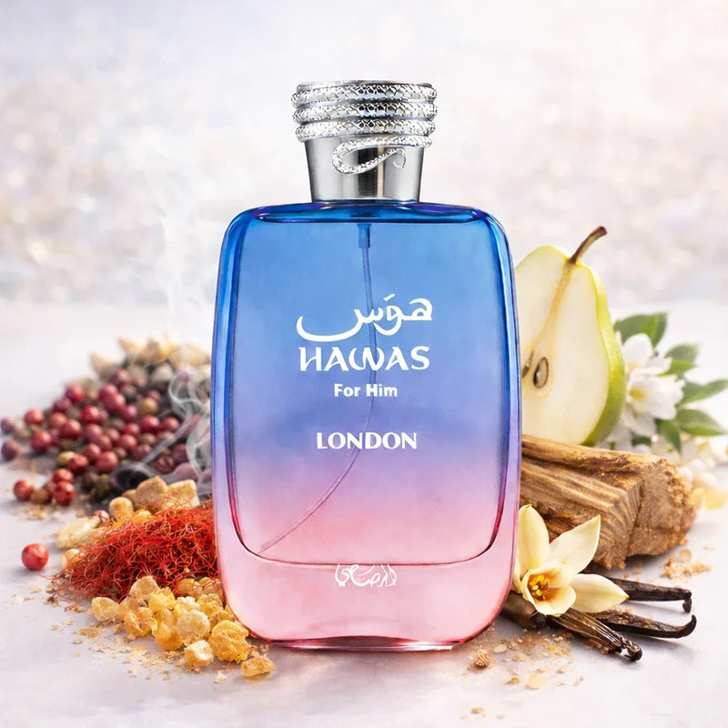 Perfume Hawas London De Rasasi 100ml EDP