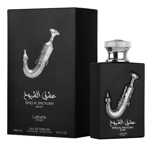 Perfume Ishq Al Shuyukh Silver De Lattafa 100ml  EDP