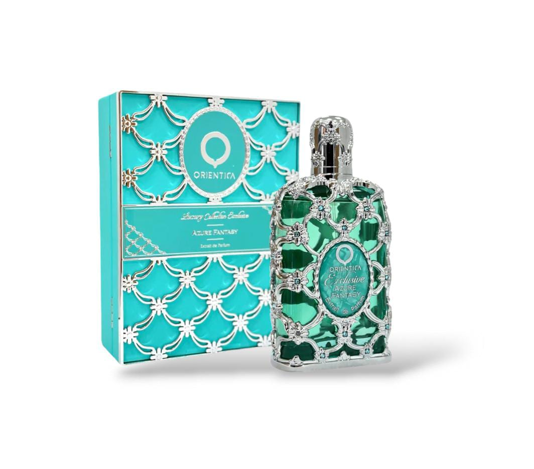 Perfume Azure Fantasy Luxury Collection Orientica 80ml Extrait de Parfum