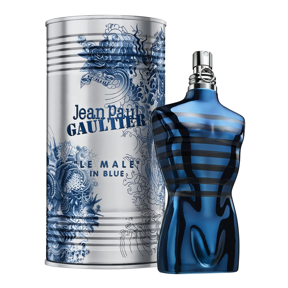 Perfume Le Male in Blue Jean Paul Gaultier 125ml EDP